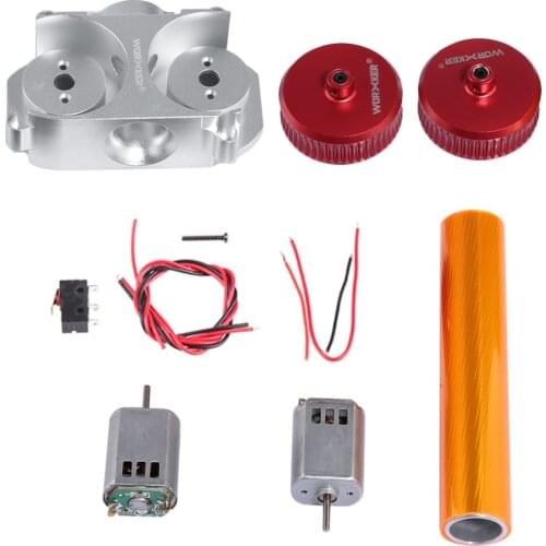 Worker Modified Parts Set Toy Accessories for Nerf STF/CS-18(high fps) - Red Silver