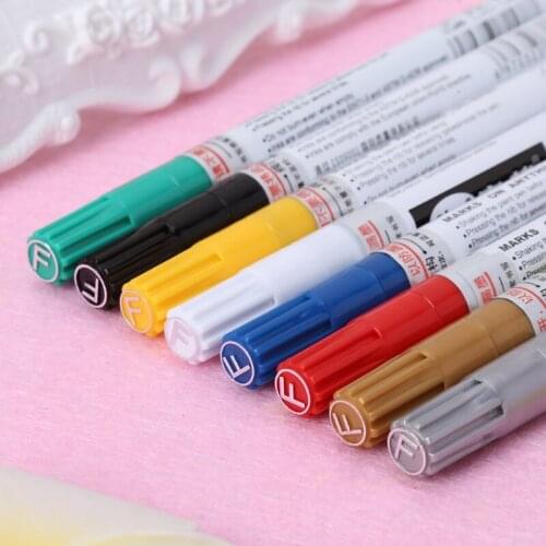 Universal 0.7mm Extra Fine Point Permanent Paint Metallic Marker Pen DIY Art 32CB