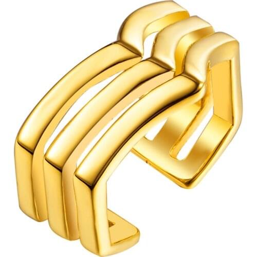 LUXUKISSKIDS New Arrival Triangle Shape 316L Stainless Steel Ring Jewelry Accessorries Free Shipping