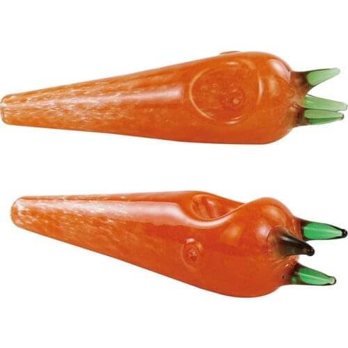 Cute Tobacco Pipe Carrot Style Delicate Cigarette Filter Herb Holder Smoking Accessories Portable Premium Gift