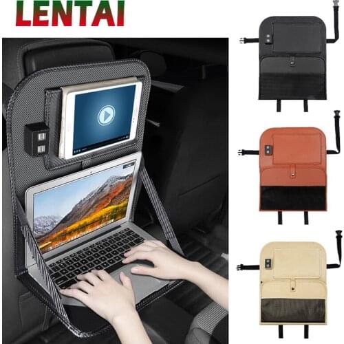 LENTAI Car Styling Folding Seat Back Pouch Storage Bags For Ford focus 2 3 mk2 fiesta Suzuki swift grand Hyundai i30 Accessories
