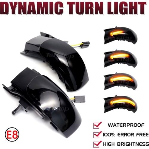 For VW Touran 1T1 1T2 2003 2004 2005 2006 2009 LED Sequential Turn SIgnal Light Rear Mirror Side Repeater Lamp Car Styling