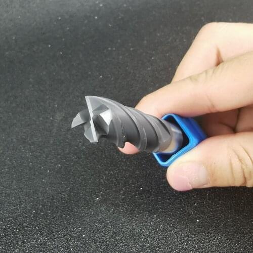 Carbide vertical flat end milling cutter cnc machine tool milling cutter for metal material 4slot milling cutter 75mm mill