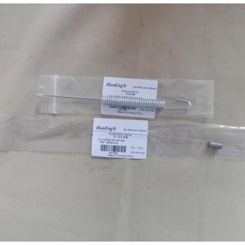 GX390 THROTTLE RETURN SPRING & GOVERNOR SPRING FITS HONDA GX340 EC6500 5KW GENERATOR GOVERNOR SPEED CARB CONTROL PUMP PART