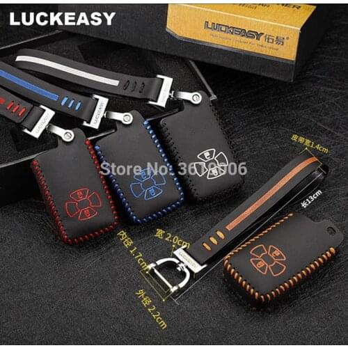 LUCKEASY High-quality Smart Key Keyless Remote Entry Fob Case Cover with Key Chain For Toyota Yaris RAV4 2011