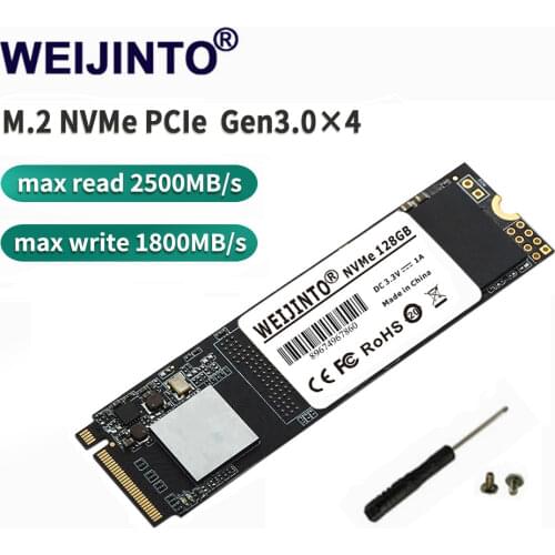 WEIJINTO NVMe SSD 128GB 256GB 240GB 512GB 1TB 500GB 240GB M.2 NVMe pcie SSD Internal Hard Disk for Laptop desktop PCIe NVMe