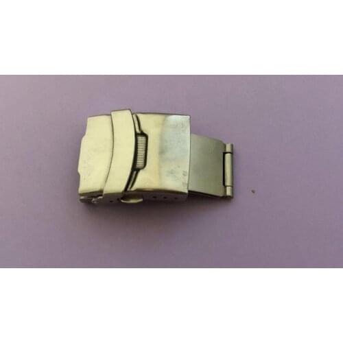 Sprung Buckle Safety Button Clasp Leather Straps 12~22mm NEW Deployment