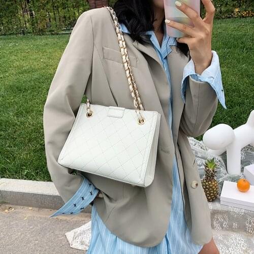 Female Travel Fashion Cross Body Bag Hand Bag Small Chain Pu Leather Crossbody Bags for Women 2021 Shoulder Handbags