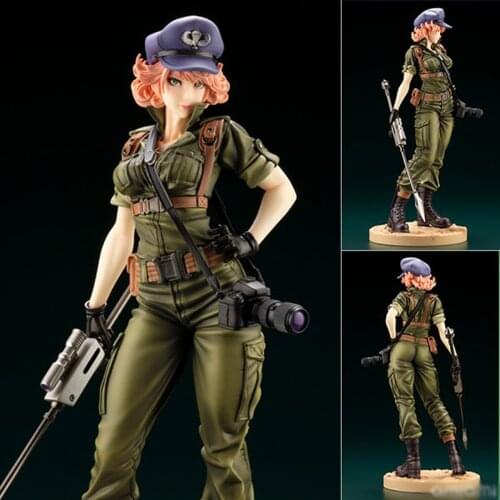 1/7 G.I.JOE Bishoujo Lady Jaye Unpainted Resin Figure Unassambled GK White Model Kit W_3324