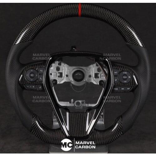 100% REAL CARBON FIBER STEERING WHEEL COMPATIBLE WITH Toyota Camry