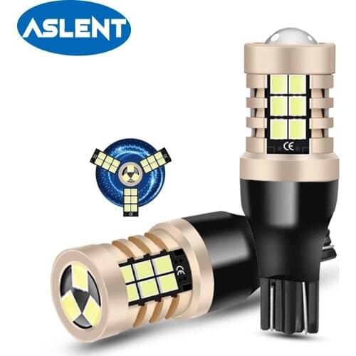 2pcs T15 W16W P21W 1156 BA15S BAU15S 1157 BAY15D 7440 LED Bulbs Car Lights Turn Signal Reverse Brake Light 12V DC Automobiles