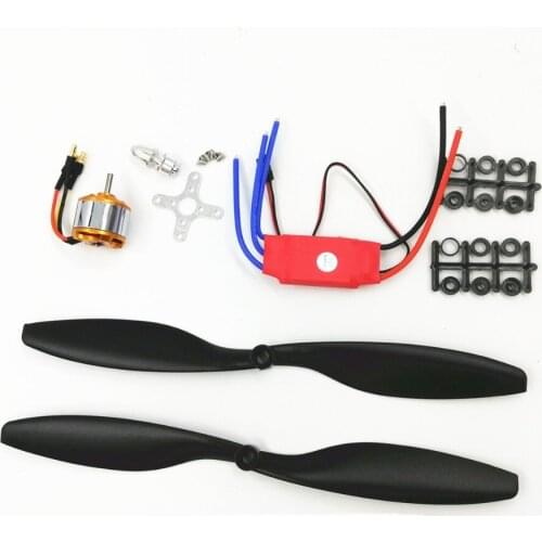 A2212 1000KV 2200 Brushless Outrunner Motor +SimonK 30A ESC+1045 Propeller(1 pair) Quad-Rotor Set for RC Aircraft Multicopter