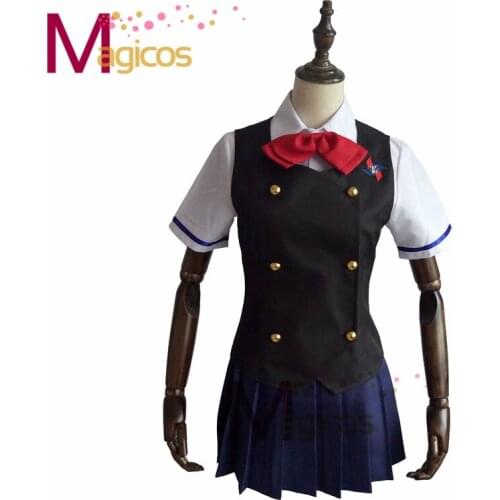 Anime Another Misaki Mei Akazawa Izumi School Uniform Dress Cosplay Costume Custom Made