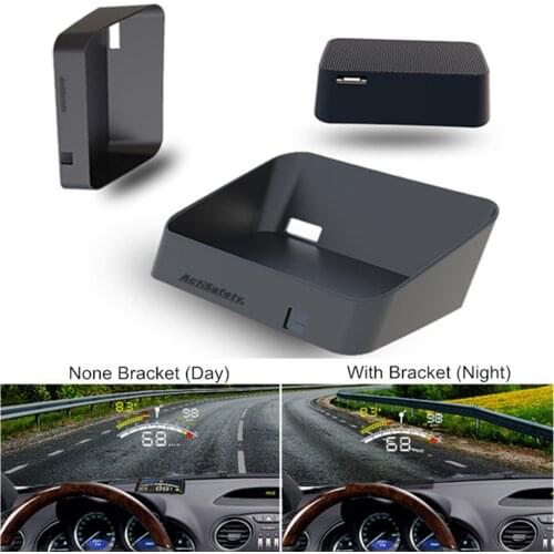 ActiSafety 5.5" Car HUD Holder Bracket OBDII OBD2 Port Head Up Display Brackets Hood for ASH-4C/ASH-4C-2015/ASH-4E Car HUD