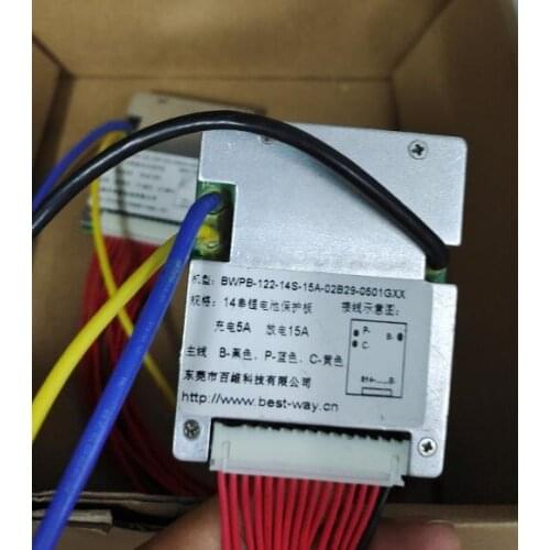 BMS Battery 52V 14S 15A 10S 36V 15A 18650 Lithium Battery BMS for 52V E-bike E-scooter batterys protection Board