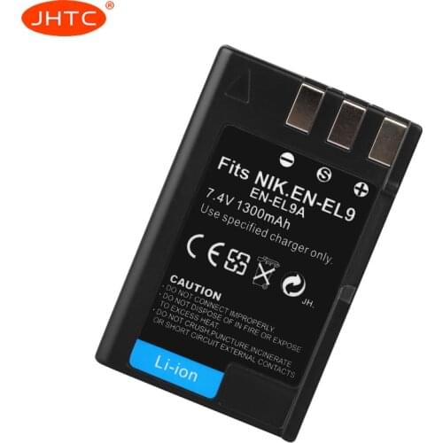 Battery EN EL9 For Nikon EN-EL9a D40 D60 D40X D5000 D30 Battery 1300mAh EN-EL9 Rechargeable Batteries En-El9a