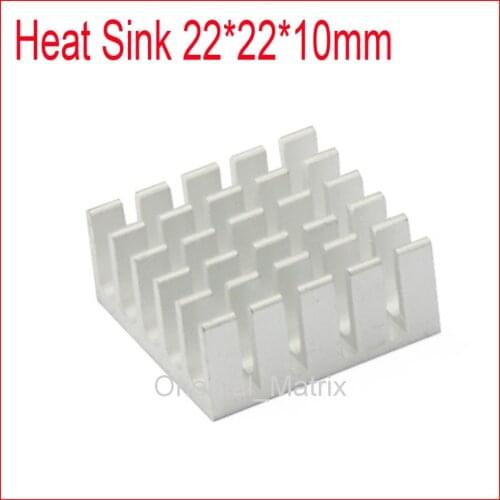 Free Shipping 20pcs HeatSink Heat Sink Radiator 22*22*10mm Small Radiator - Silver