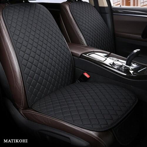 MATIKOHI flax car seat covers For toyota avensis t25 wish prado 120 150 corolla prius 20 land cruiser 100 camry 40 50 car seats