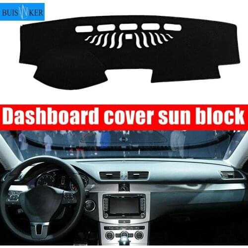 For Volkswagen VW Passat B6 B7 06-15 Passat CC 09-17 Car Dashboard Cover Mat Pad Dashmat Sun Shade Instrument Carpet Accessories