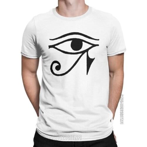 Men Vision Thing Egypt T Shirt Gothic Pure Cotton Clothes Casual Classic Short Sleeve Round Neck Tees Plus Size T-Shirt