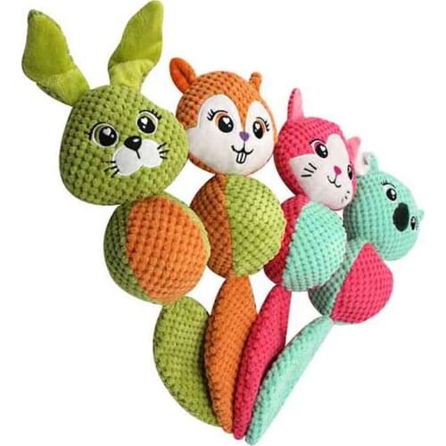 Squeaky Dog Toy Speelgoed Hondje Puppy Toys Hunde Spielzeug Games For Dogs Chew Animal Cartoon Stuffed Squeaking Training Cheap