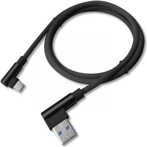 90 Degree Micro USB Cable Type-C Cable Fast Charge Samsung Data Charger Huawei Cord Cable For Andriod Xiaomi Phone Mobile P3L0