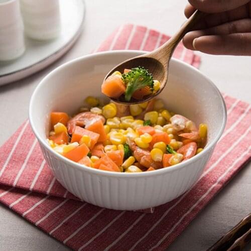 European-style personality ceramic bowl, household side dish bowl, salad bowl, dessert bowl, creative commercial noodle bowl, wh