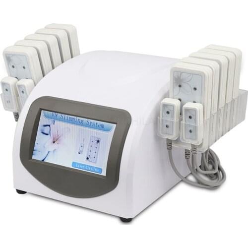 Lipo Slimming Liposuction Lipo Machine 14 Pad Lipo LLLT Diode Cellulite Removal Fat Loss Home slimming machine
