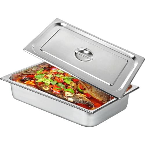 Rectangular Tray Stainless Steel Tray 4 Set Steamed Rice Plate 50 x 30 x 10 cm Stainless Steel Oven Baking Tray Easy to Clean