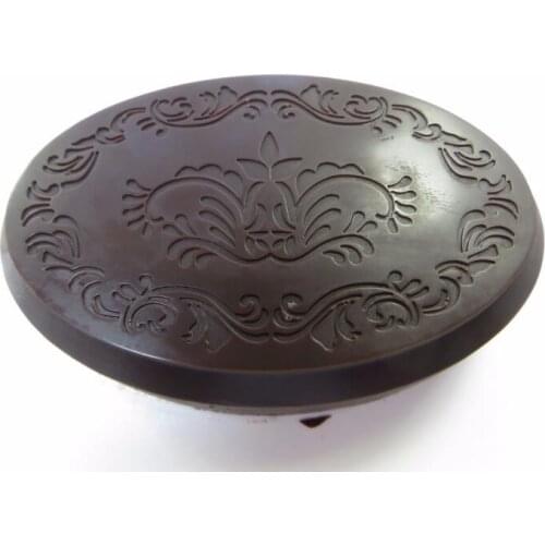 QT0057 Oval shape stamp handmade soap mold art pattern chocolate mould DIY silicone soap molds pudding jelly candle clay moulds