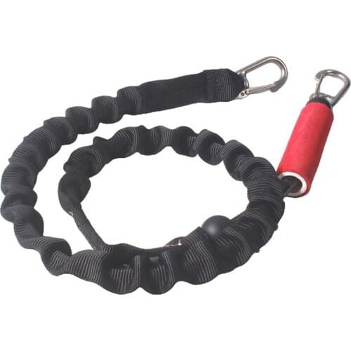 Kitesurfing Kiteboarding Slider Release Kite Leash Bungee Rope, Attached with 2 Spring Snap Clips - High Strength & Durable