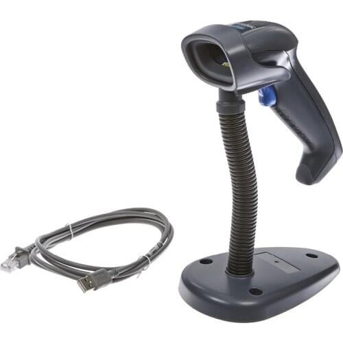 Atalogic Scanning QD2330-BKK1S QuickScan L QD2330, Kit, USB, Laser Scanner, Stand Standard-QD20-BK and USB Cable 90A052044, Blac