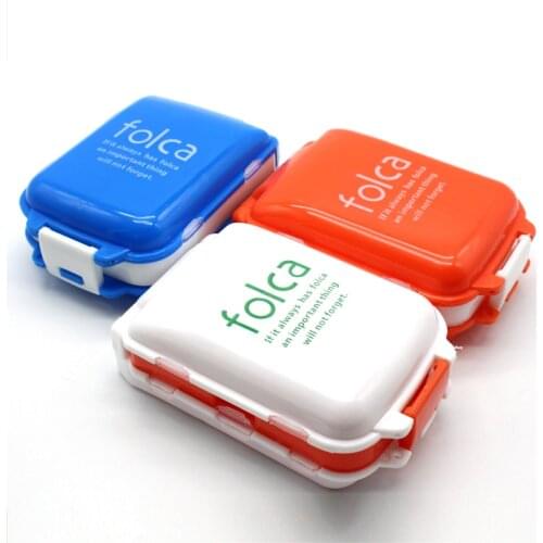 Folding Medicine Vitamin Drug Pill Box 3-layer Makeup Storage Case Container Box Supplies 7-Day Tablet Sorter Dispense Pill Case