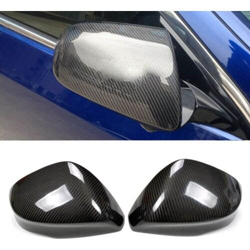 New Carbon Fiber Car Side Door View Mirrors Replacment Cover For Honda Spirior 2015