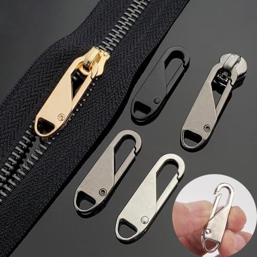 Alloy Universal Zipper Puller for Clothing Zip Fixer Removable Zipper Slider DIY Sewing Instant Repair Zipper for Bags Clothes