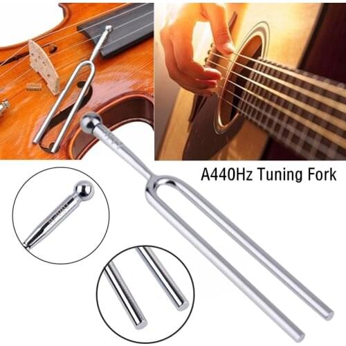 440HZ Aluminum Alloy Musical Tuning Fork Instrument Kit Teaching Standard Tone Tuning Fork Music Tuning Instrument Violin Tuning