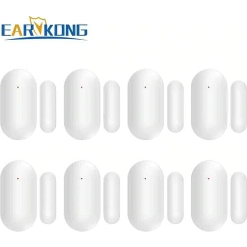 Inside antenna, 8 pieces include, for security home alarm system, door magnet alarm Earykong Wireless Door gap detector, 433MHz