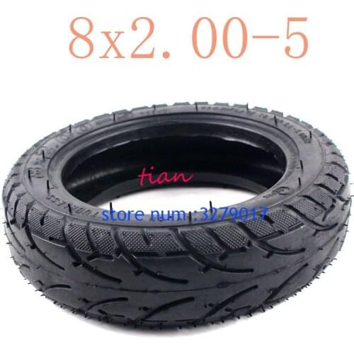 High Performance Vacuum Tubeless Tire with Good Quality 8X2.00-5 Fits for Electric Vehicle Electric Scooters E-Bike 8 X 2.00-5
