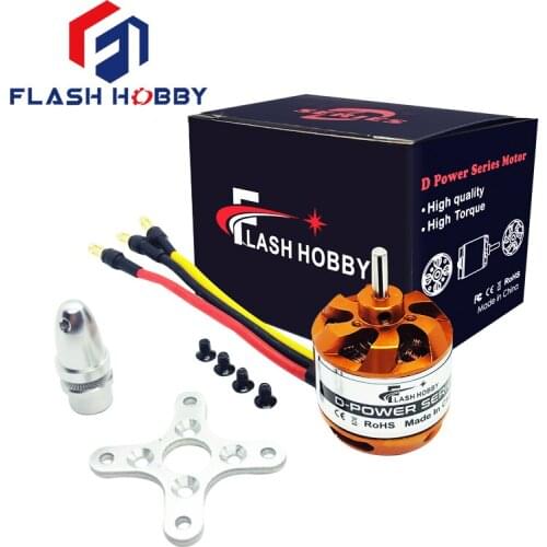 FLASHHOBBY D2826 930KV 1000KV 1400KV 2200KV 2-3S Brushless Motor for RC FPV Racing Drone Quadcopter Frame