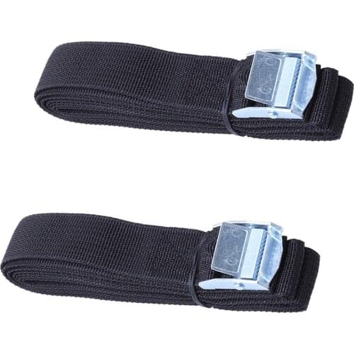 2 Pcs Lashing Straps Quick Release Durable Bandage with Buckle for Luggage Carrier
