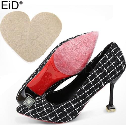 2Pcs Anti-Slip Shoes Sole Protector Pad for Women High Heel Sandal Outsole Rubber Adhesive Ground Grip Shoe Bottom Sticker Pads