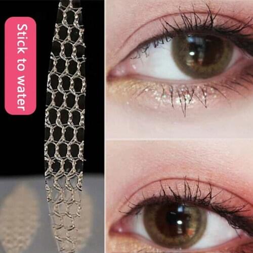 240pcs/Packs Gauze Mesh Lace Stick Stealth Double-fold Eyelid Sticker Without Glue Invisible Narrow Tape Big Eyes Make Up Tool
