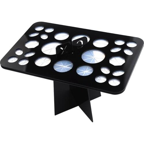 26 Holes Makeup Brush Holder profesional Acrylic Stand make up brushes eyebrow eyeshadow powder brush Cosmetic Drying Rack Shelf