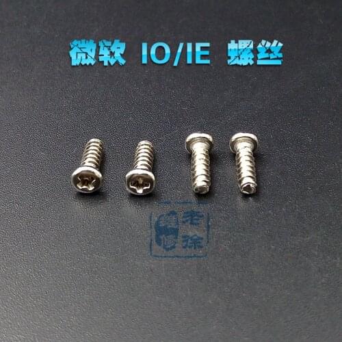 4 Pcs Mouse screw for microsoft IE3.0 IO1.1 red Polar shark IO 1.1 IE 3.0 IE4.0 mouse screws