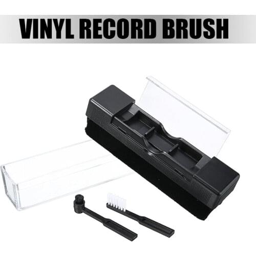 ABS + Velvet Vinyl Record Cleaning Brush For Cleaning Vinyl Record VCD Dust Remover Kits Anti-static Cleaner Brush
