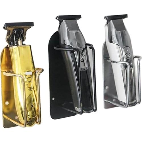 Barber Accessories Stainless Steel Frosted Clipper Holder Professional Salon Hairdressing Barber Display Rack