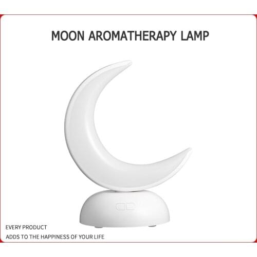 Crescent Moon Aroma Diffuser Lamp USB Humidifier Sleeping Bedroom Desktop Atmosphere Night Lights