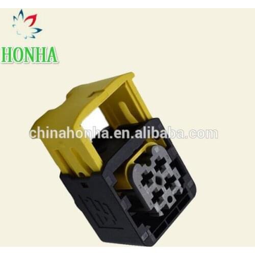 Free shipping 5 pcs 4 pin Automotive Sensor Controls Harness Connector Connector With Terminal 2-1418390-1 4P
