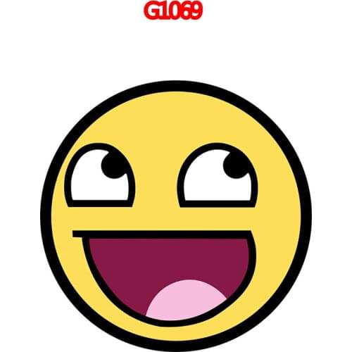 Free shipping Smiley Stickers For CarsPVC Decal Decorate Sticker Waterproof Fashion Funny Car Styling Accessories