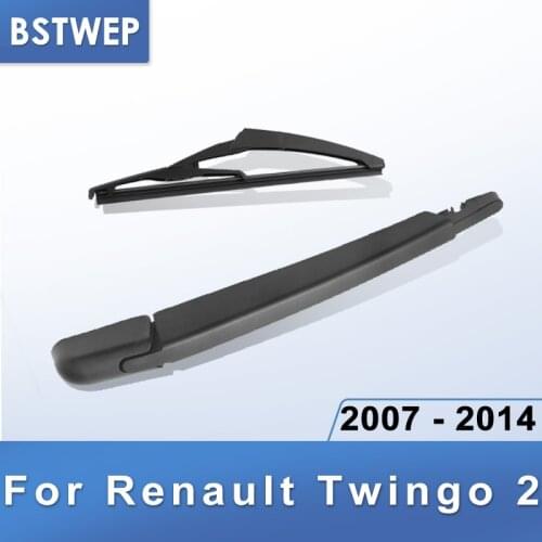 BSTWEP Rear Wiper & Arm for Renault Twingo 2 2007 2008 2009 2010 2011 2012 2013 2014